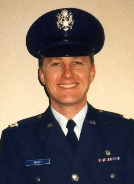 Dr. Brian L. Mealey, circa 1983, served 21 years on active duty in the United States Air Force.