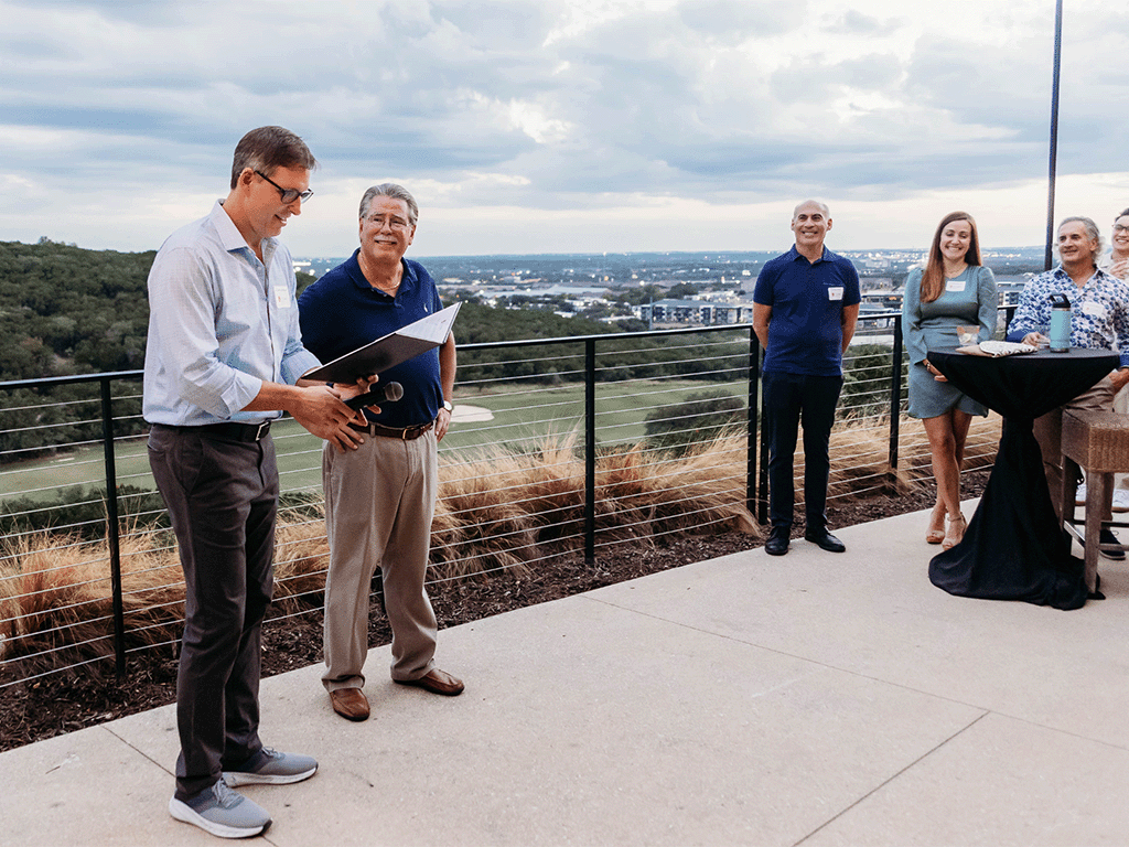 The School of Dentistry held a special celebration in honor of Kevin Donly, DDS, to surprise him with the newly established endowment upon his retirement.