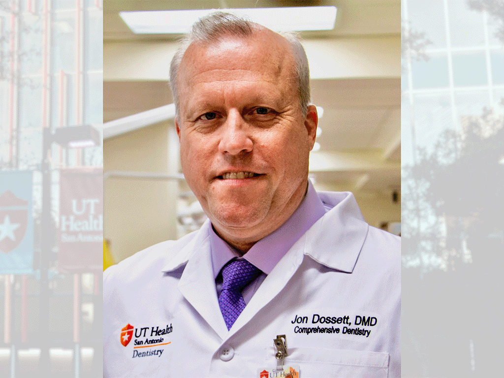 Jon M. Dossett, DMD, and assistant professor in the clinical Department of Comprehensive Dentistry 