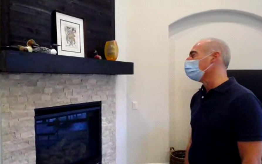 Dean Loomer warmly guides viewers through his home.