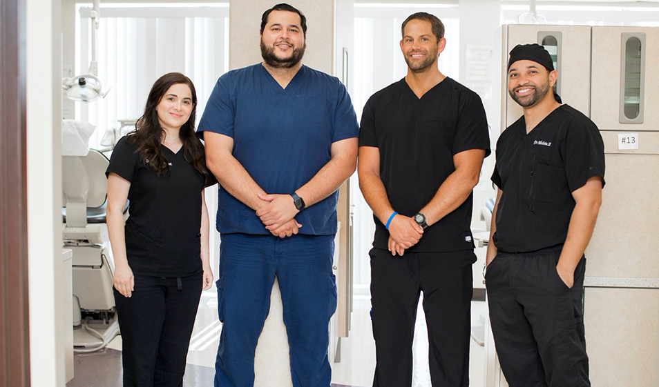 Pediatric dentistry residents in the Laredo Dental Clinic