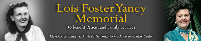 Lois Foster Yancy Memorial