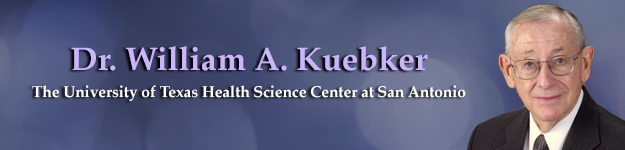 Dr. William A. Kuebker memorial banner
