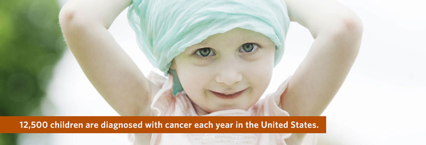 12,500 children are diagnosed with cancer each year in the United States.