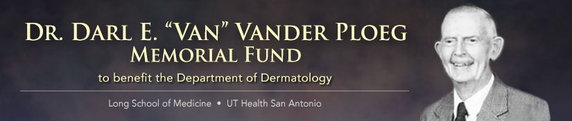 Dr. Darl E. “Van” Vander Ploeg Memorial Fund banner