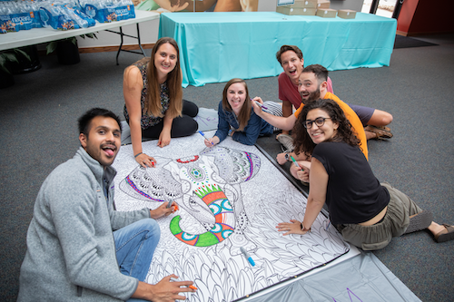 Student Wellness group smiling